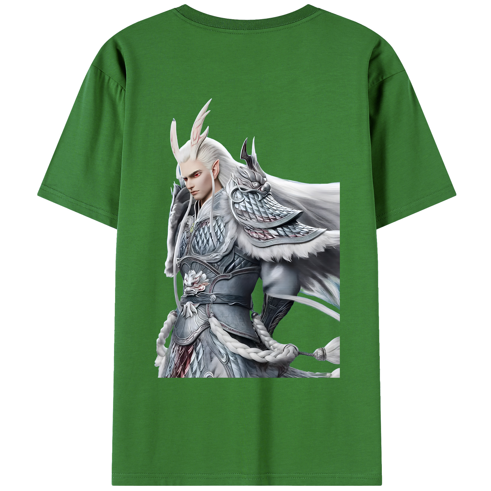 （画像用） Ne Zha 2 ナタ 魔童の大暴れ レディース半袖Tシャツ(バックプリント)